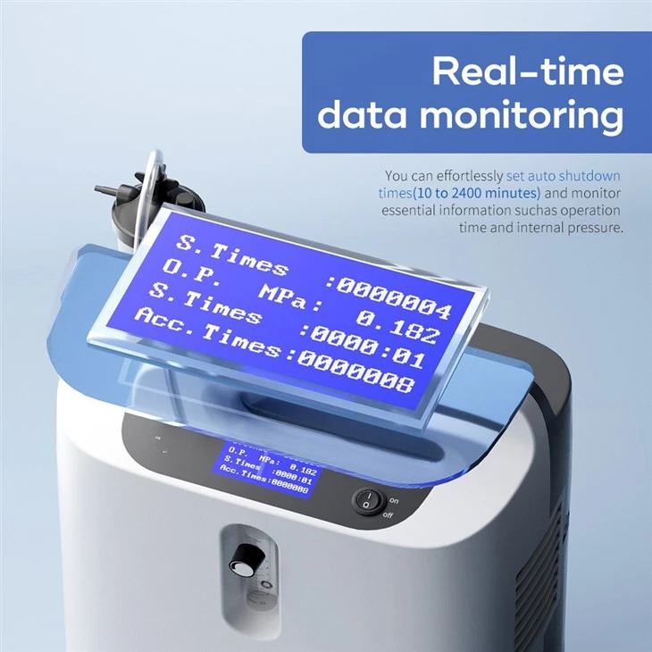 Quiet High-Grade 5L Medical Portable PSA Oxygen Concentrator With Nebulizer Adjustable